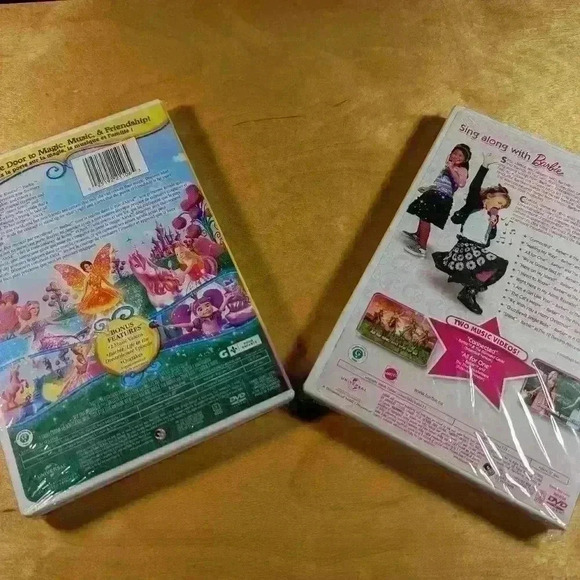 Lot of 2 sealed  Barbie DVDs - The Secret Door & Sing Along with Barbie - Picture 4 of 6